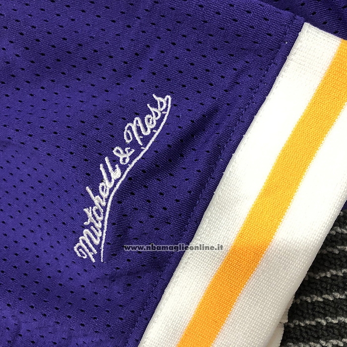 Maglia Manica Corta Los Angeles Lakers Kobe Bryant #8 Viola
